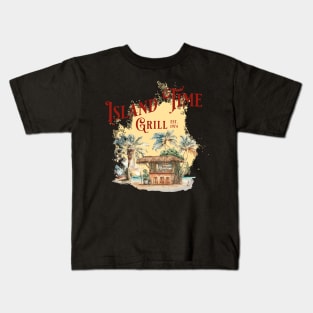 Island Time Grill Kids T-Shirt